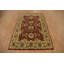Red Floral Indian Area Rug 6x10