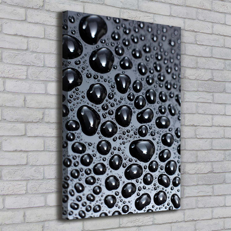 Drops Of Water - Wrapped Canvas Print
