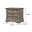 Ensemble de chambre à coucher 5 pièces en blé et beige Collingsworth-1613163655