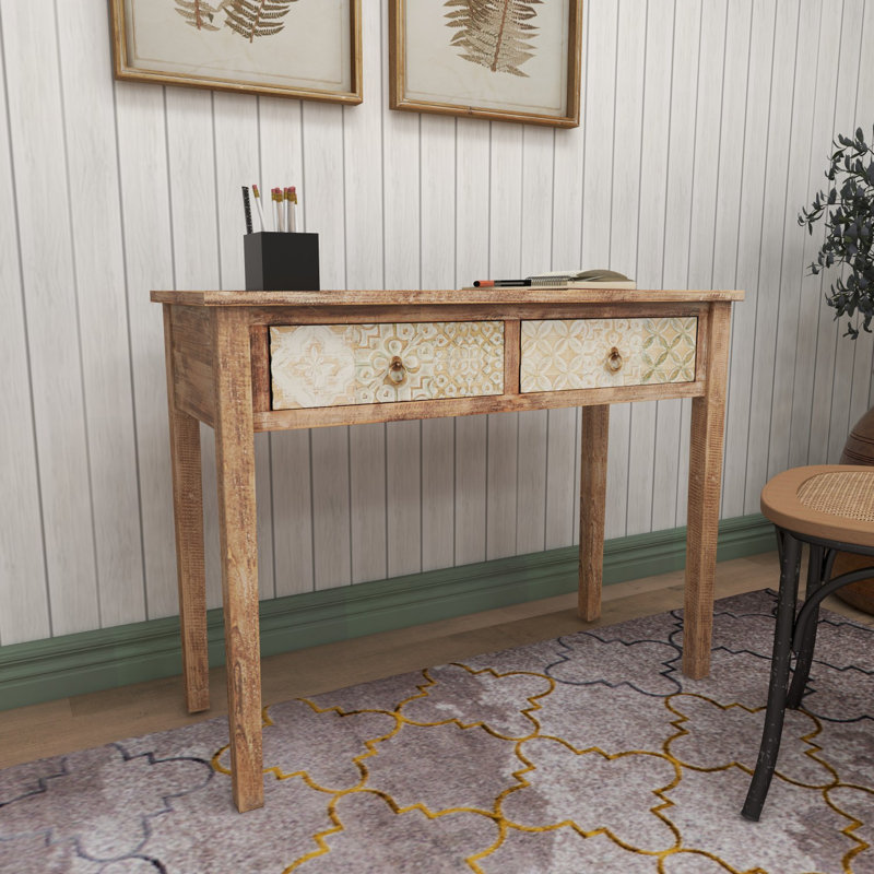 Console en bois massif Keenum