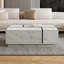 Table basse polyvalente rectangulaire avec plateau coulissant et rangement caché pour le salon