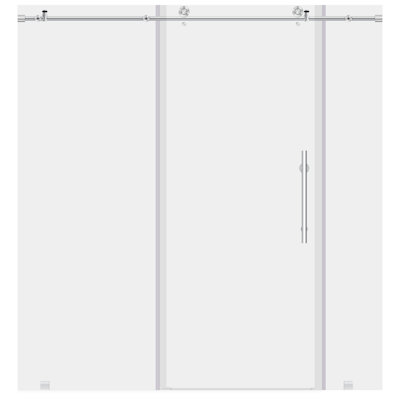 68" - 72" W x 76" H Sliding Frameless Shower Door