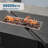A Set Of Rectangular Cement Firepit Table With Gas Cylinder Cover-1832580770