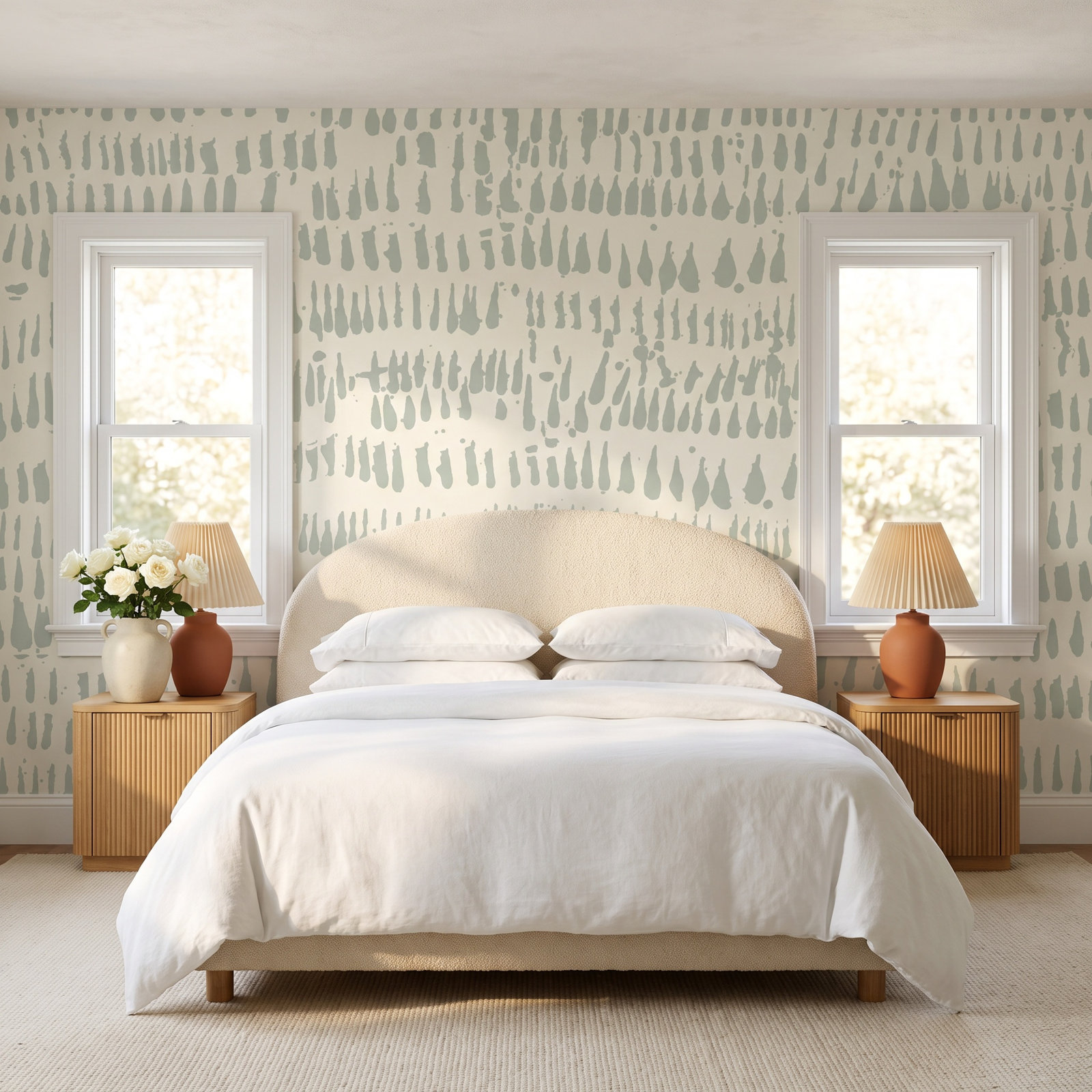 Reesie Peel & Stick Geometric Wallpaper