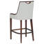 Anthony Upholstered Stool with Solid Wood Frame-386809072-386809142