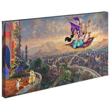DLR - Disney Art on Wrapped Canvas - The Princess and the Frog by Thomas  Kinkade Studio