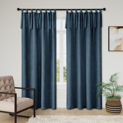 Paire de rideaux filtrant la lumière Linen