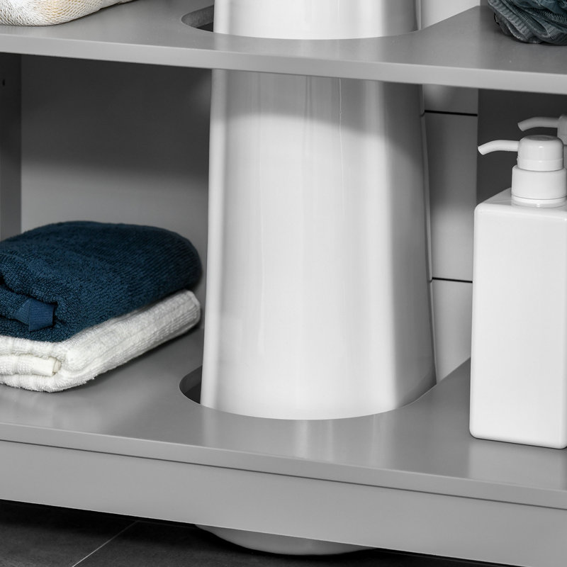 Base de meuble-lavabo simple 23,50 po seulement, Gris