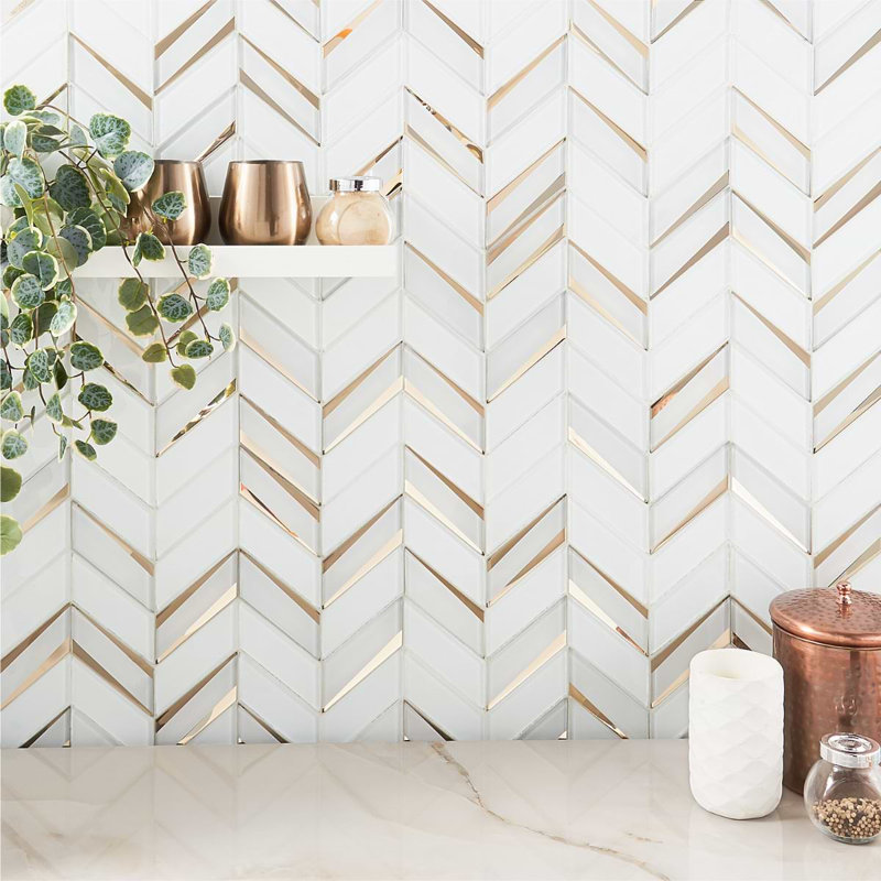 Kasol Mirrored Glass Mosaic, Roma Mirror