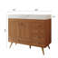 Meuble-lavabo autoportant moderne 36 po avec 1 armoire et 5 tiroirs, comptoir en pierre frittée, lavabo en céramique et pieds en acier inoxydable-1980152395-1992390048