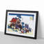 Cow & Cart by Katsushika Hokusai - Picture Frame Painting Print-55510432-55510433