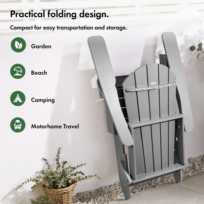 Adirondack Outdoor Adirondack Chair, Green