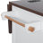 K&K 54.9" Kitchen Island With Drop Leaf