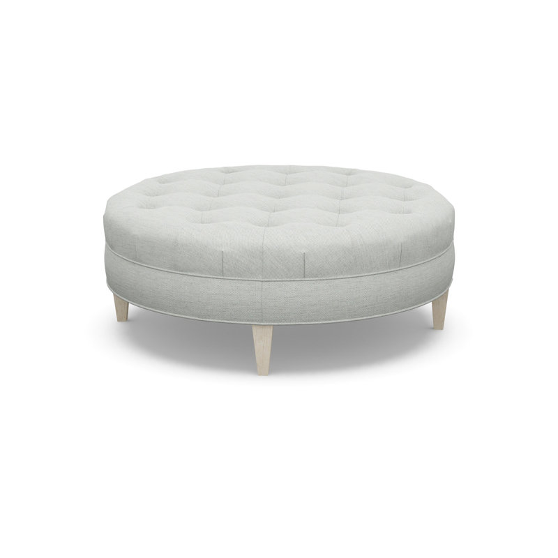 Round Ottoman, 2243-80, Sandstone