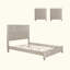 Ensemble de chambre à coucher 3 pièces avec lit et 2 tables de chevet-719250699-719250706-719250698