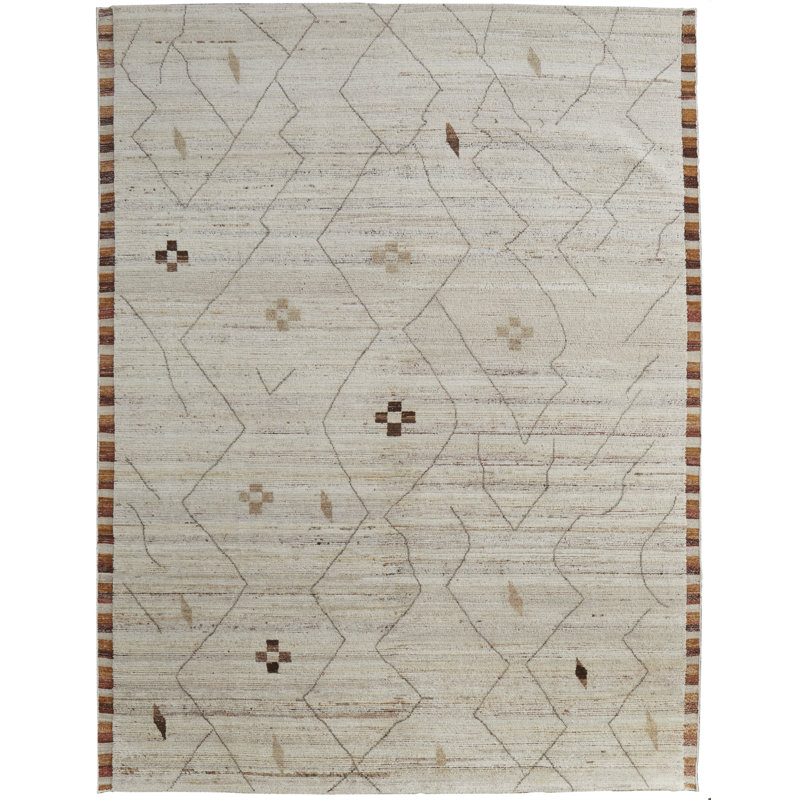 Kasbah Transitional Moroccan Area Rug, Rectangle 7'9" x 9'9"
