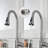 High Arc Single Handle Stainles Kitchen Faucets With Pull Down Sprayer