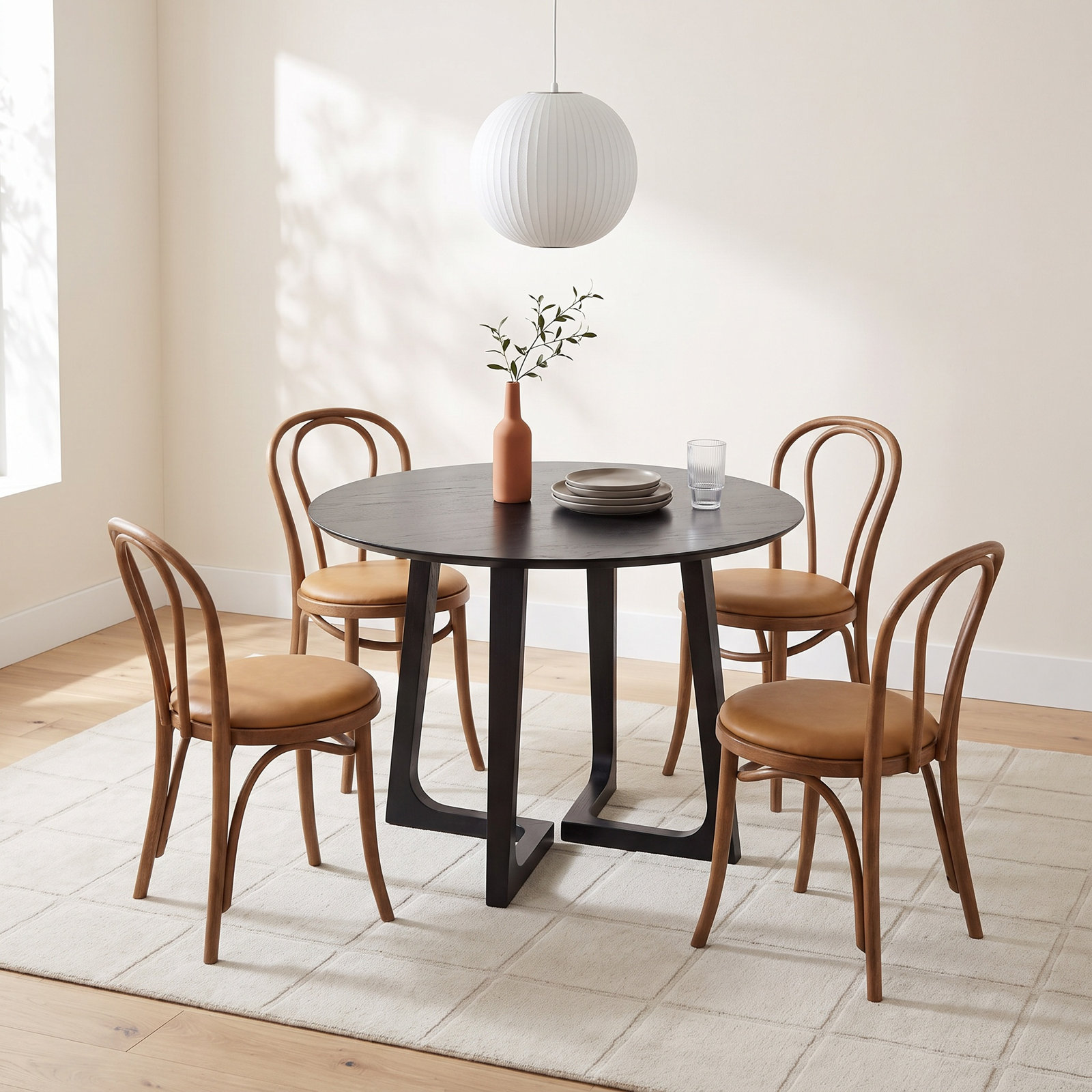 Fischer Counter Table, Black Ash