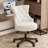 Asyra Extra Wide Armless Swivel Task Chair with Tufted Back and Solid Wood Base-732224099