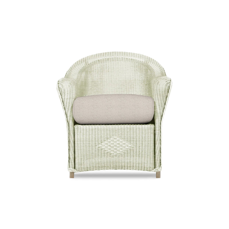Reflections Outdoor Dining Armchair, Ivory, Bright Side Fog