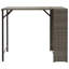 4 - Person Wicker Patio Dining Set with Rectangular Table-2006796967