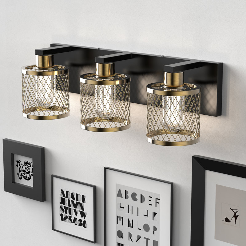 Koch Dimmable Vanity Light Over Mirror, Brushed Bronze
