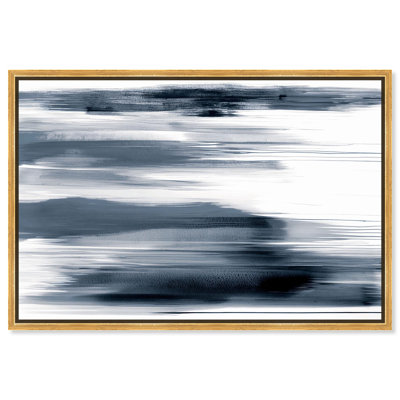 Art mural bleu sur toile Blue Mirage par 