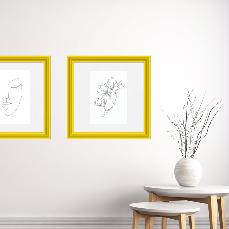 Cadre photo Lilli, 8 po x 10 po, 16 po x 20 po, Jaune