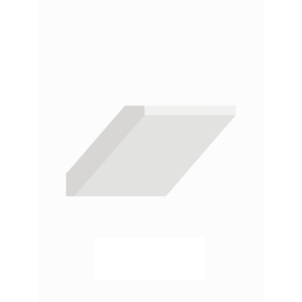 96-in Large Angled Crown Molding, White, LACM8-WH