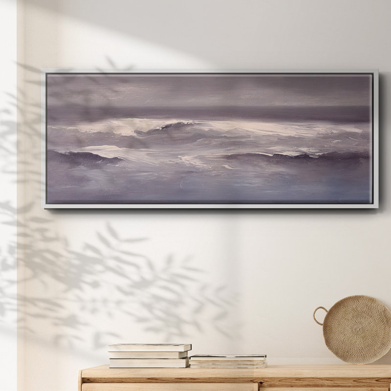 Gentle Seas- Framed Canvas, 20" H x 50" W