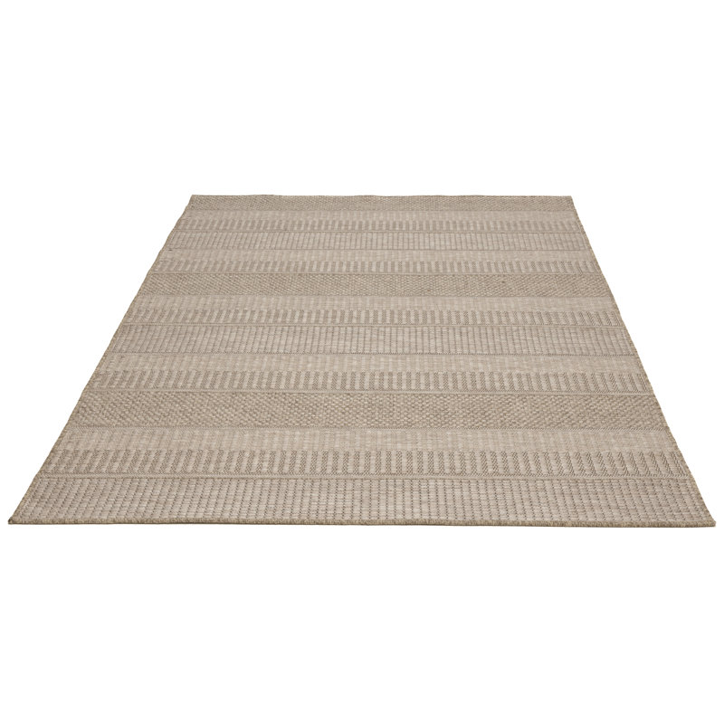 Brown/Beige Indoor/Outdoor Rug, Rectangular 230 x 330cm