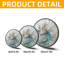 Panneaux de verre teinté blanc et bleu en cristal de glace et strass Suncatcher pour décor de fenêtre-260272307