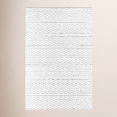 Lavande Hand-Woven Chevron Rug