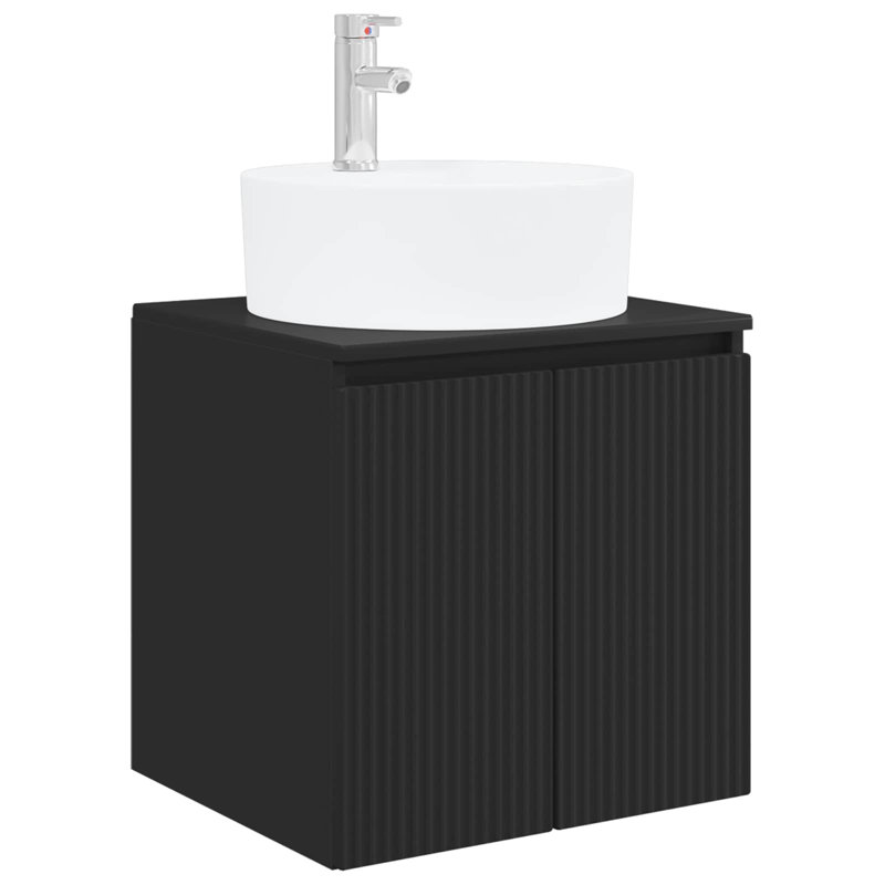 495 mm Bathroom Vanity, Black