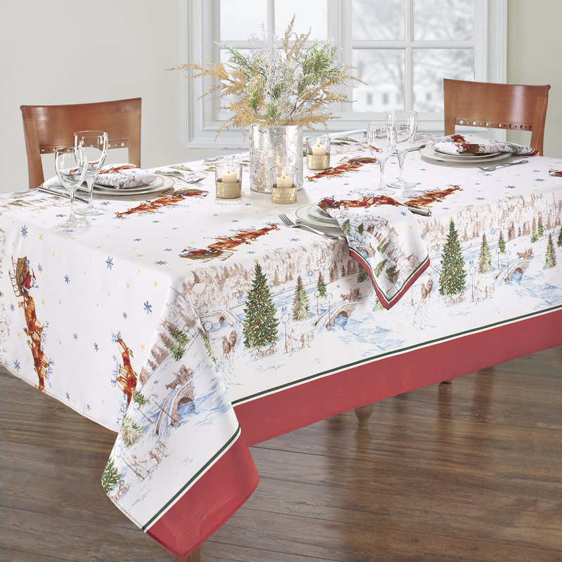 Nappe Liles Santa's, L 60 po x l 144 po