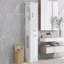 Grande armoire de rangement moderne - compartiment inclinable, tablettes réglables, capacité de 80 lb, charnières à fermeture en douceur, poignées en alliage d'aluminium