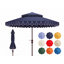 Parasol d'extérieur festonné inclinable 101 po Poppy-444100238