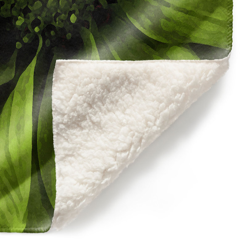 Couverture douce en sherpa, 51 po x 60 po, Avocat