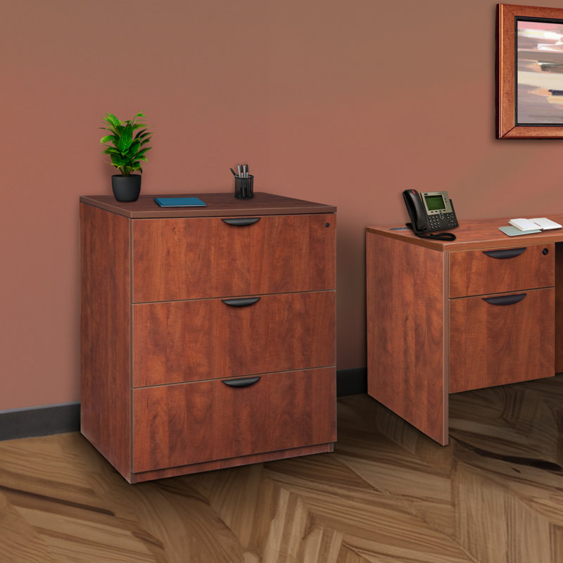 Legacy Stand Up Lateral File, Cherry