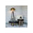 Macaron Solid Wood Top End Table