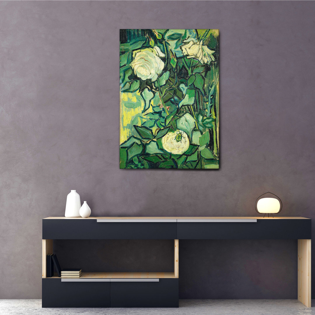 Leinwandbild Rosen von Vincent Van Gogh