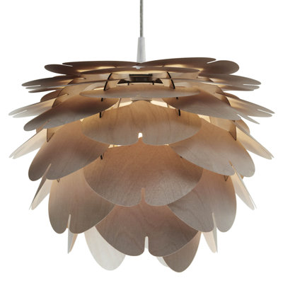 Javon 1 - Light Dark Stained Unique/Statement Pendant