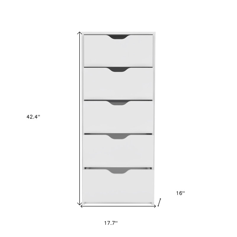 Commode standard blanche 18 tiroirs 18 po