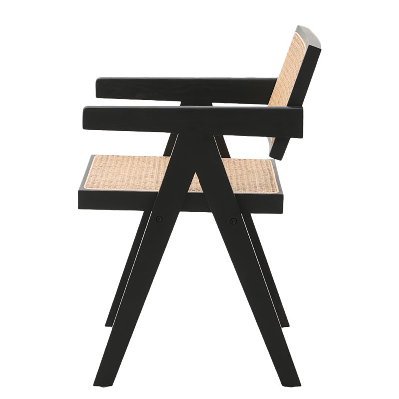 Upholstered Dining Chair, Black