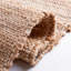 Tapis rayé ivoire / brun en jute / laine / coton Macio-551608954