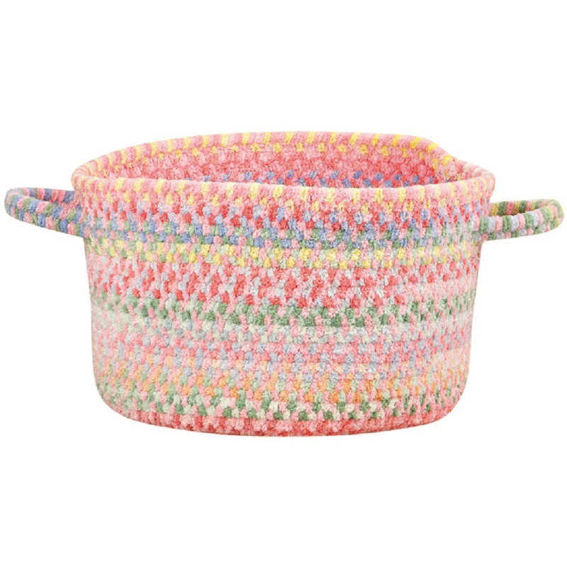 Loon Peak® Kenji Fabric Decorative Basket, Basket 20", Pink