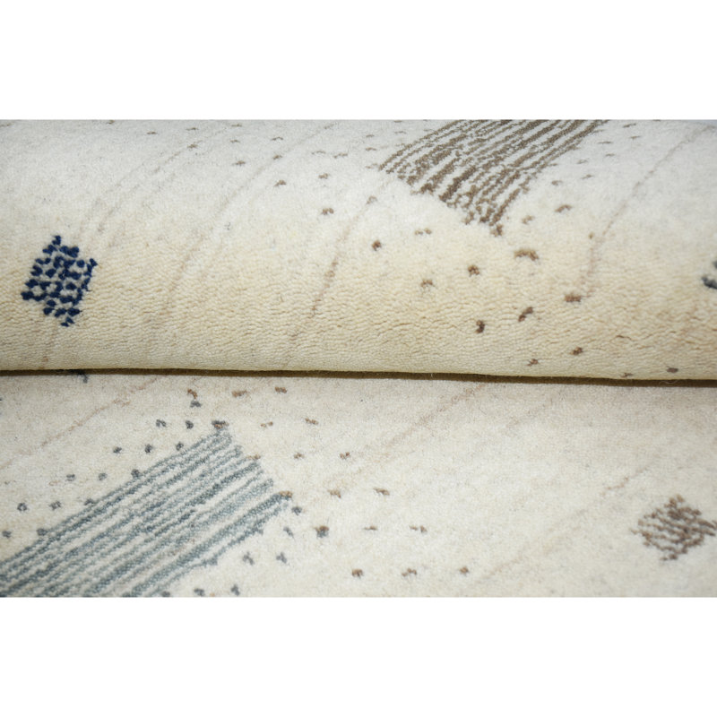 Handmade Wool Area Rug, Runner 2'6" x 12'