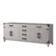 Meuble-lavabo double en chêne blanc 80 po X P 22 po D-117980279