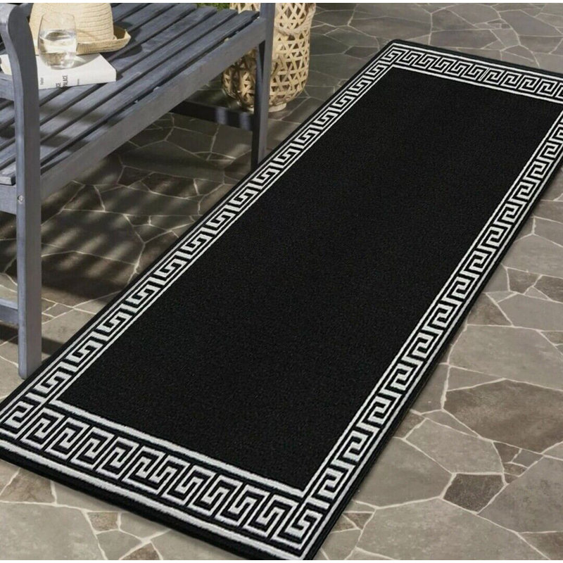 Alizander Geometric Indoor / Outdoor Area Rug, Rectangle 66 x 120cm