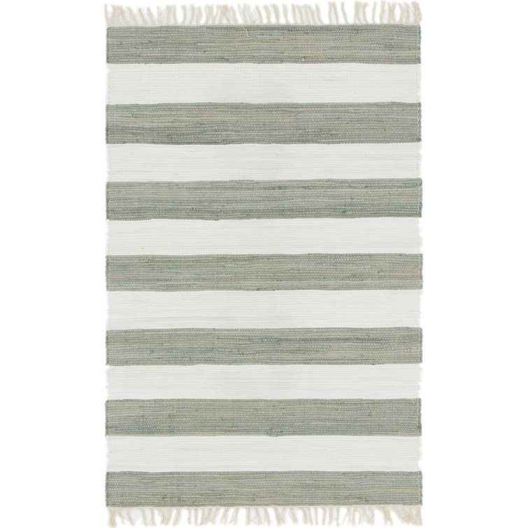 Rinker Cotton Striped Indoor Rug